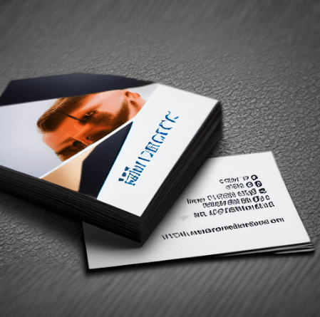 business card art of a&nbsp;man