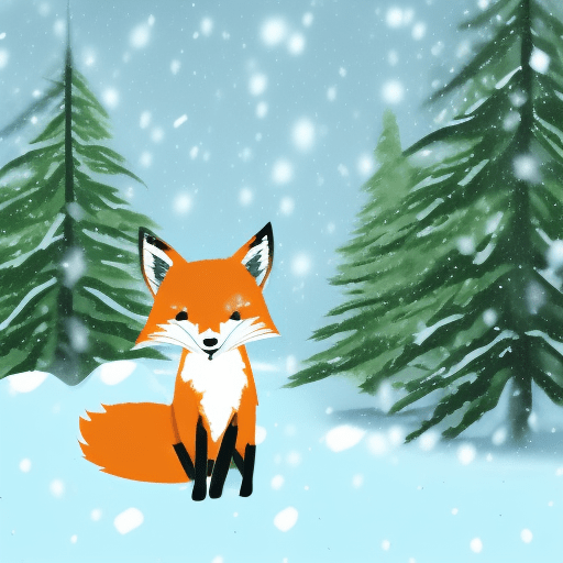 Stable Diffusion. Inkpunk-Diffusion-v2. Text Prompt: a super cute fox rabbit in a snowy pine forest. Sampling Method: Euler a Sampling Steps: 20